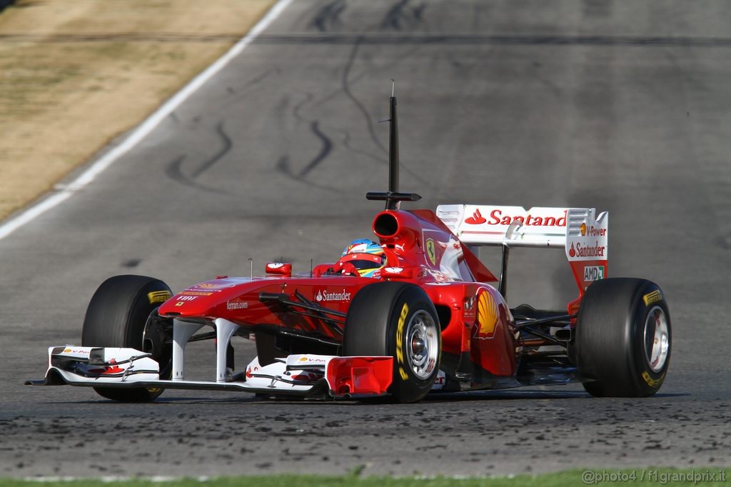 Valencia Test Febbraio 2011, Fernando Alonso (ESP), Ferrari, F150 