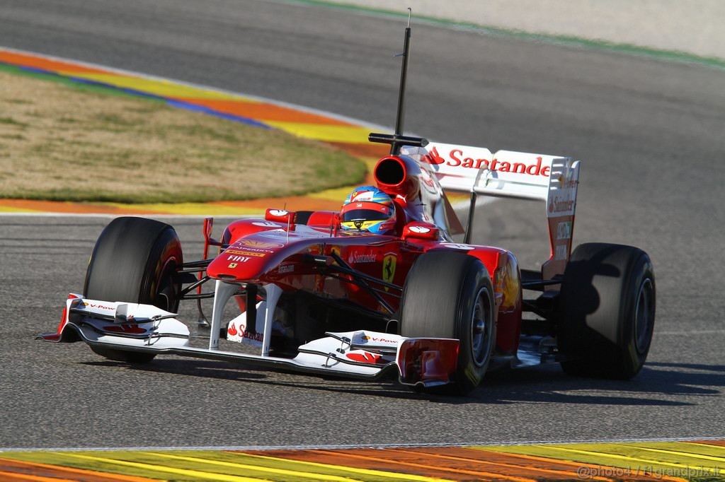 Valencia Test Febbraio 2011, Fernando Alonso (ESP), Ferrari, F150 