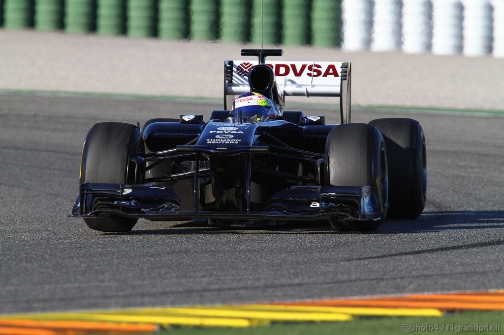 Valencia Test Febbraio 2011, Rubens Barrichello (BRA), Williams, FW33 