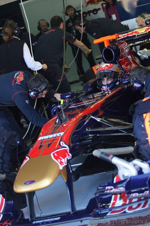 Valencia Test Febbraio 2011, Sébastien Buemi (SUI), Scuderia Toro Rosso, STR6 