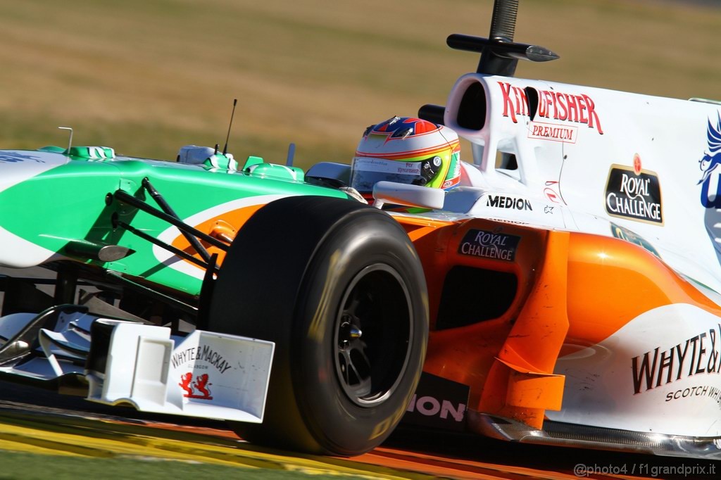 Valencia Test Febbraio 2011, Paul di Resta (GBR) Force India VJM03 