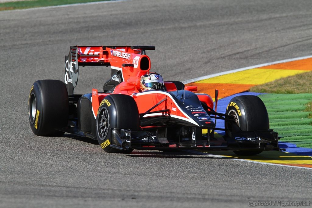 Valencia Test Febbraio 2011, Timo Glock (GER), Virgin Racing VR-02 