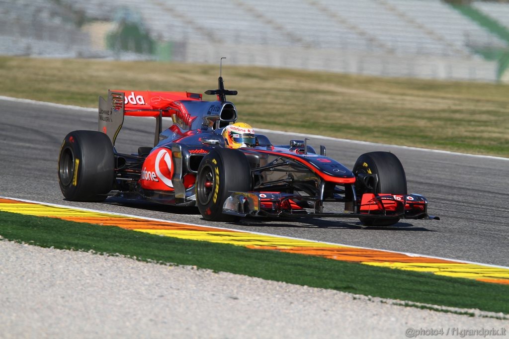 Valencia Test Febbraio 2011, Lewis Hamilton (GBR), McLaren  Mercedes