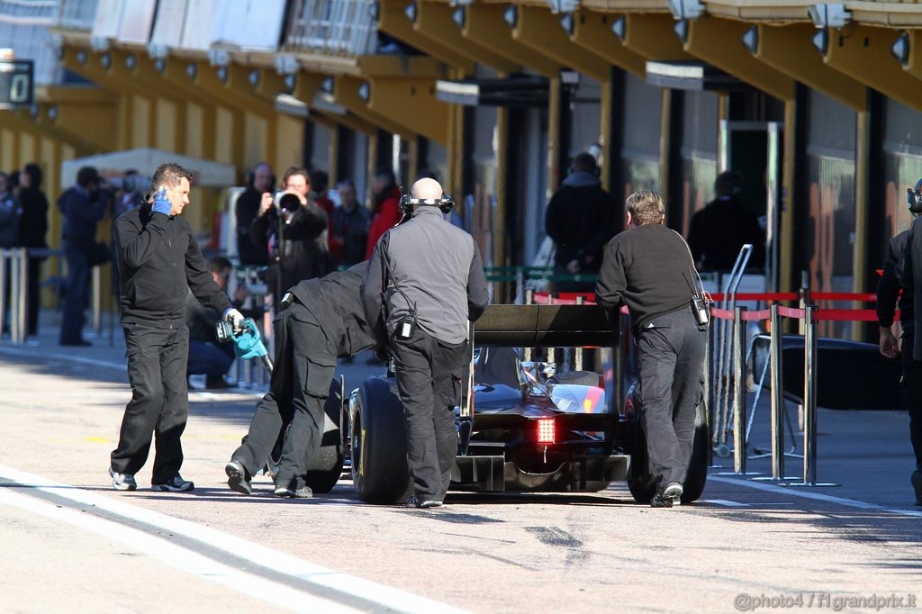 Valencia Test Febbraio 2011, Narain Karthikeyan (IND), Hispania Racing F1 Team, HRT 