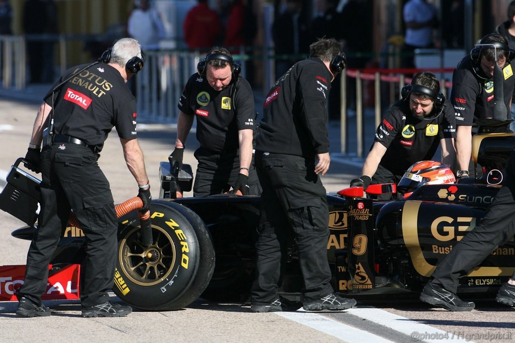 Valencia Test Febbraio 2011, Robert Kubica (POL), Lotus Renault GP, R31 
