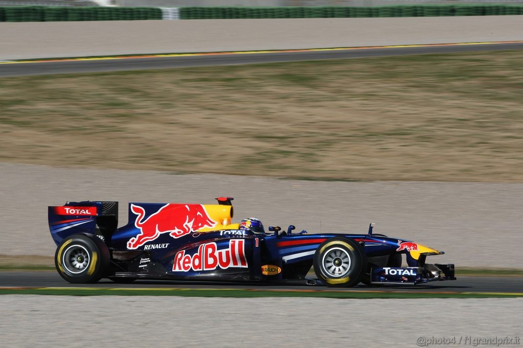 Valencia Test Febbraio 2011, Sebastian Vettel (GER), Red Bull Racing, RB7 
