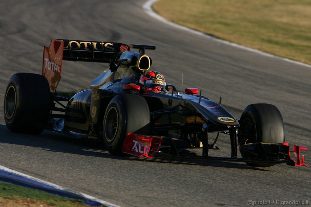 Valencia Test Febbraio 2011, 03.02.2011 
Robert Kubica (POL), Lotus Renault GP  