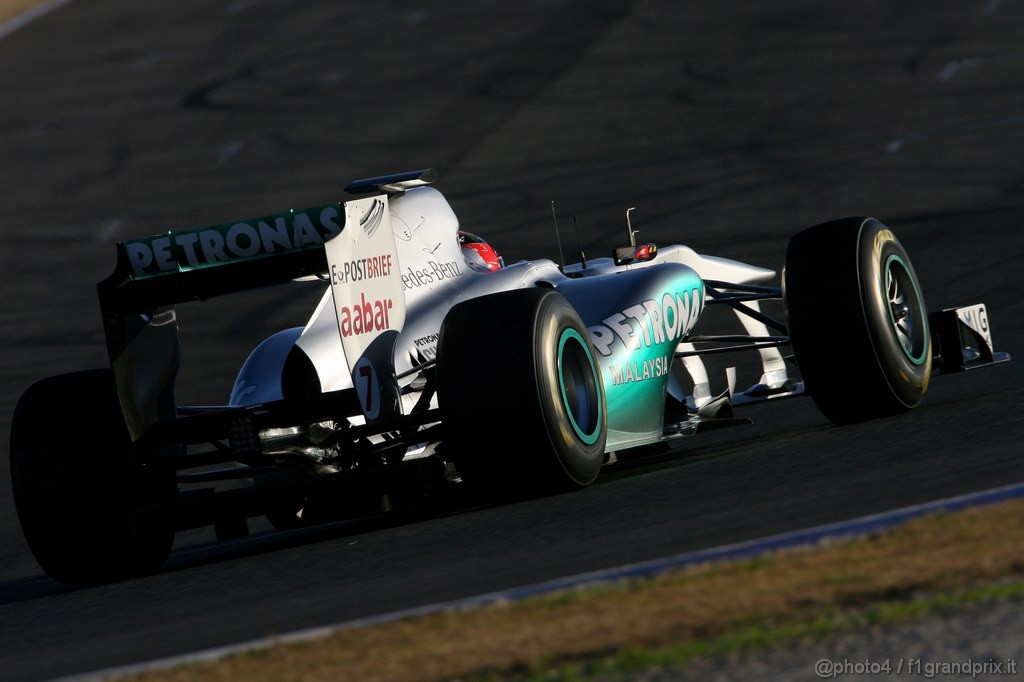 Valencia Test Febbraio 2011, 
Michael Schumacher (GER), Mercedes GP 