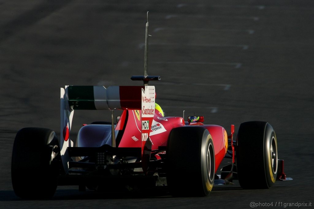 Valencia Test Febbraio 2011, 
Felipe Massa (BRA), Ferrari 
