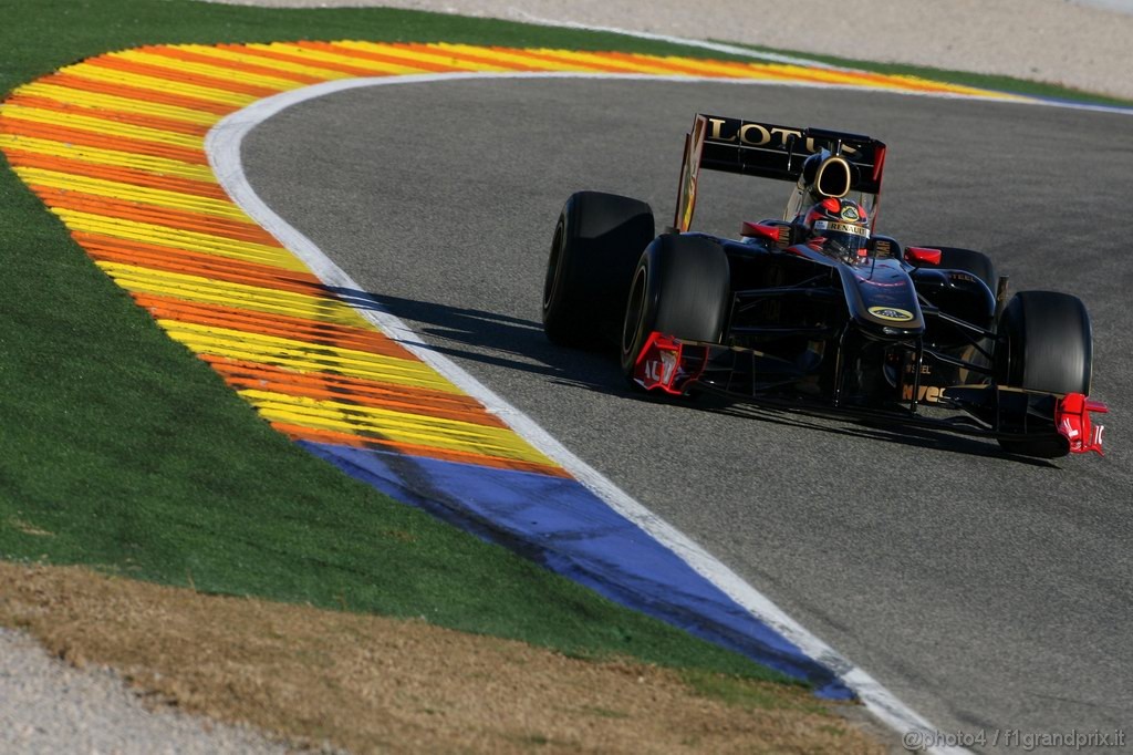Valencia Test Febbraio 2011, 03.02.2011 
Robert Kubica (POL), Lotus Renault GP 