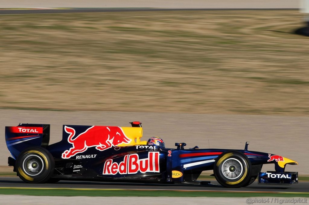 Valencia Test Febbraio 2011, 
Mark Webber (AUS), Red Bull Racing  