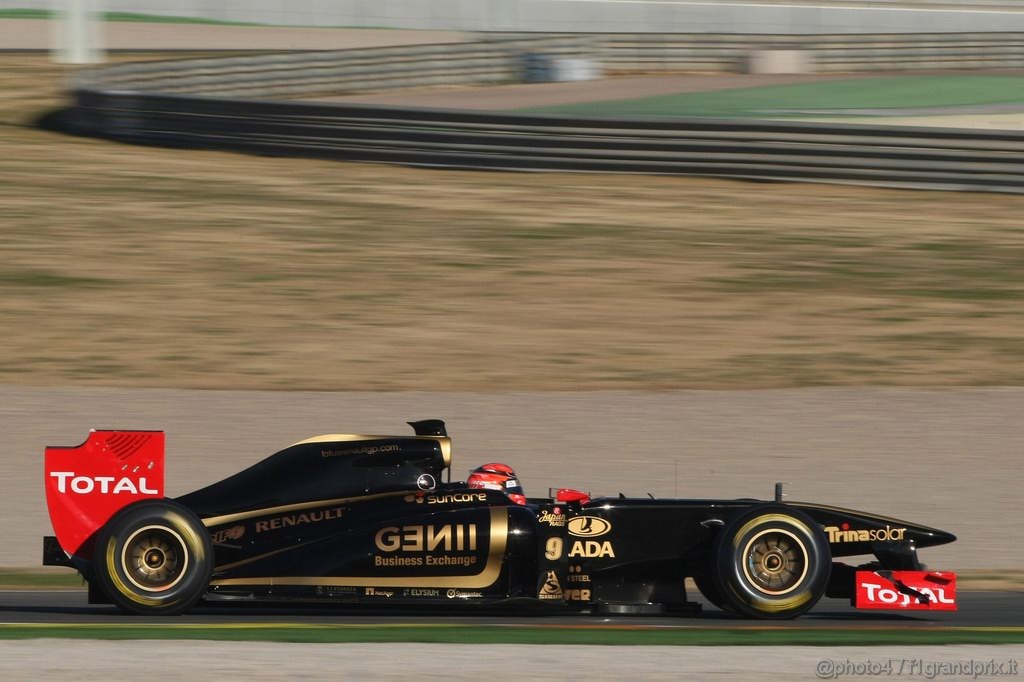 Valencia Test Febbraio 2011, 
Robert Kubica (POL), Lotus Renault GP  