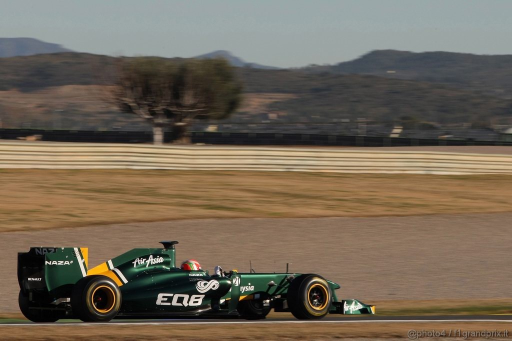 Valencia Test Febbraio 2011, 
Jarno Trulli (ITA), Team Lotus  