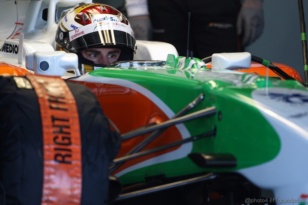Valencia Test Febbraio 2011, 
Adrian Sutil (GER), Force India F1 Team 