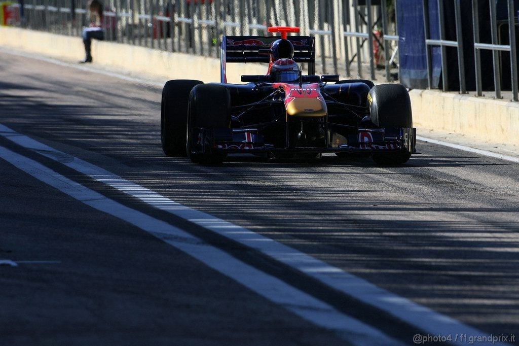 Valencia Test Febbraio 2011, 03.02.2011 
Sebastien Buemi (SUI), Scuderia Toro Rosso 