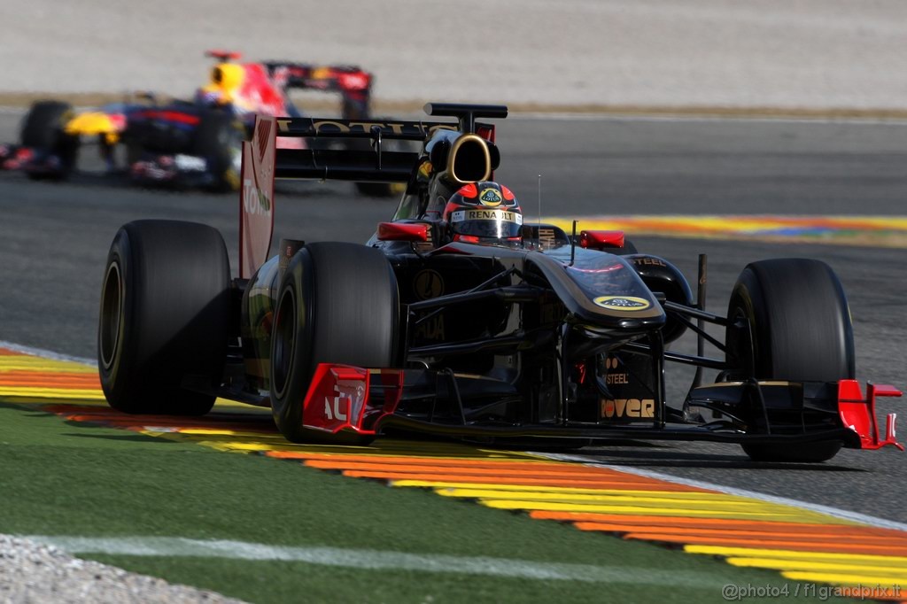Valencia Test Febbraio 2011, 03.02.2011 
Robert Kubica (POL), Lotus Renault GP, R31  using a moveable rear wing 