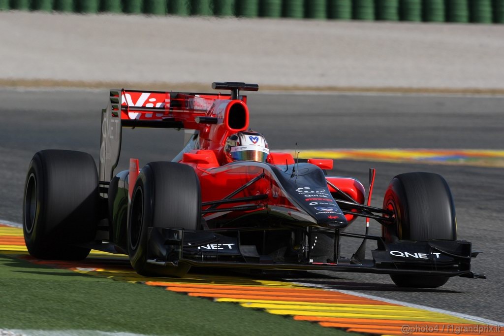 Valencia Test Febbraio 2011, 03.02.2011 
Timo Glock (GER), Marussia Virgin Racing, MVR-02