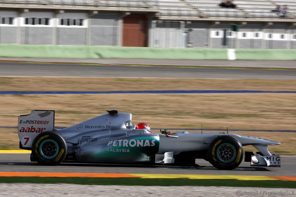 Valencia Test Febbraio 2011, 03.02.2011
Michael Schumacher (GER), Mercedes GP Petronas F1 Team, MGP W02 