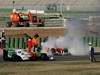 Valencia Test Febbraio 2011, 03.02.2011 
Felipe Massa (BRA), Ferrari blows up the engine 