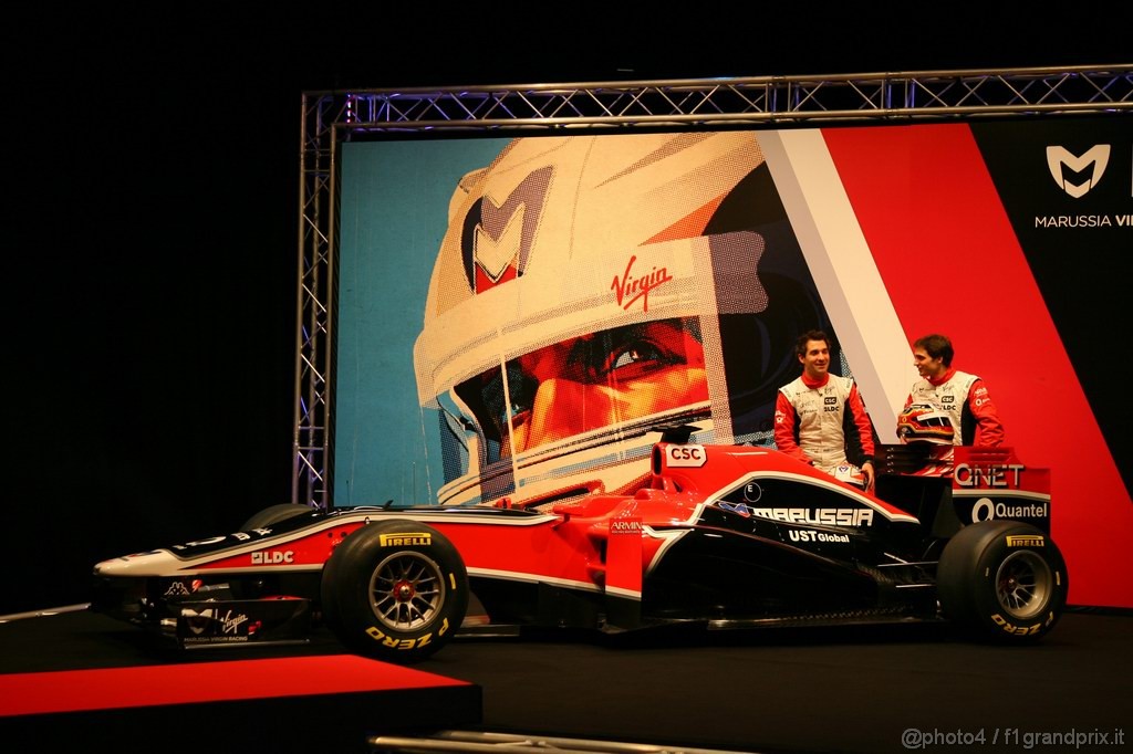 Virgin MVR 02, 
Timo Glock (GER), Marussia Virgin Racing e Jerome d'Ambrosio (BEL), Marussia Virgin Racing VR-02 