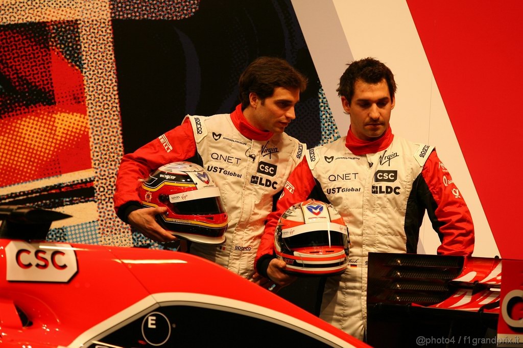 Virgin MVR 02, Timo Glock (GER), Marussia Virgin Racing e Jerome d'Ambrosio (BEL), Marussia Virgin Racing VR-02