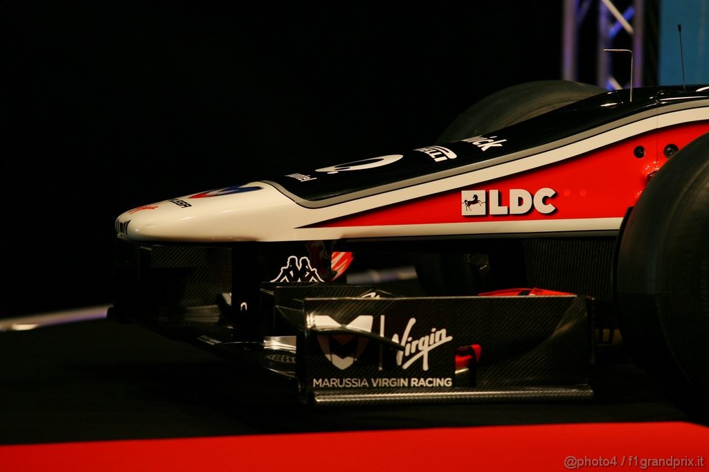 Virgin MVR 02,
The new Marussia Virgin Racing MVR-02