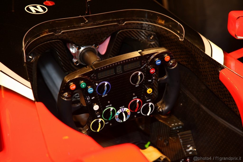 Virgin MVR 02, 
The new Marussia Virgin Racing MVR-02 steering wheel  