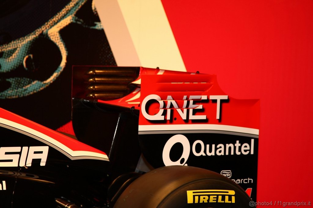 Virgin MVR 02,
The new Marussia Virgin Racing MVR-02