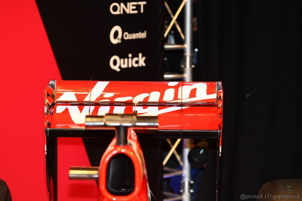 Virgin MVR 02,
The new Marussia Virgin Racing MVR-02
