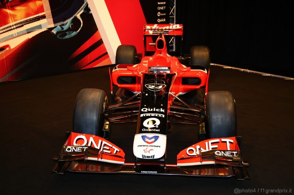 Virgin MVR 02,
The new Marussia Virgin Racing MVR-02