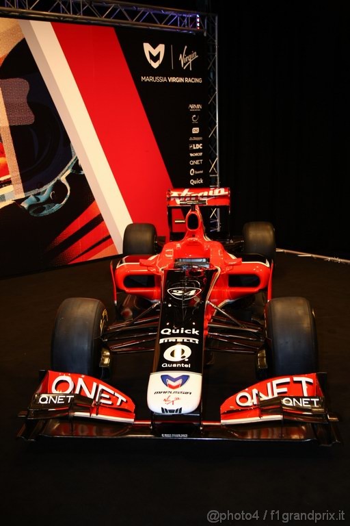 Virgin MVR 02,
The new Marussia Virgin Racing MVR-02