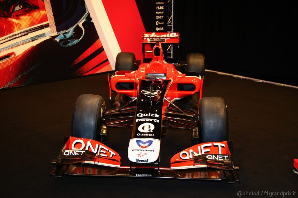 Virgin MVR 02,
The new Marussia Virgin Racing MVR-02