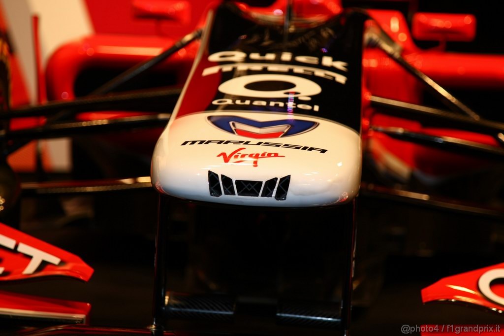 Virgin MVR 02,
The new Marussia Virgin Racing MVR-02