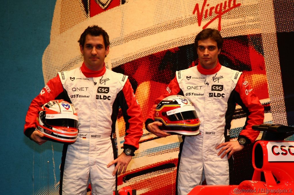 Virgin MVR 02, Timo Glock (GER), Marussia Virgin Racing e Jerome d'Ambrosio (BEL), Marussia Virgin Racing VR-02