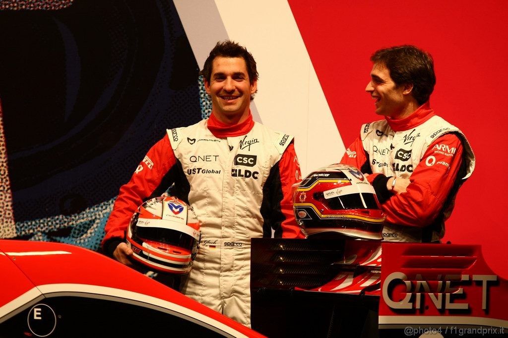 Virgin MVR 02, Timo Glock (GER), Marussia Virgin Racing e Jerome d'Ambrosio (BEL), Marussia Virgin Racing VR-02