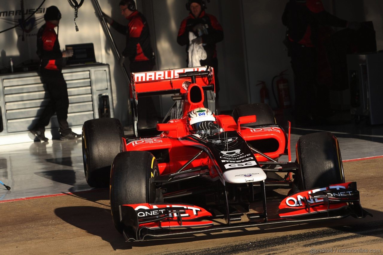 Barcelona Test Febbraio 2012, 23.02.2012, Barcelona, Spain,
Timo Glock (GER), Marussia F1 Team   - Formula 1 Testing, day 3 - Formula 1 World Championship 