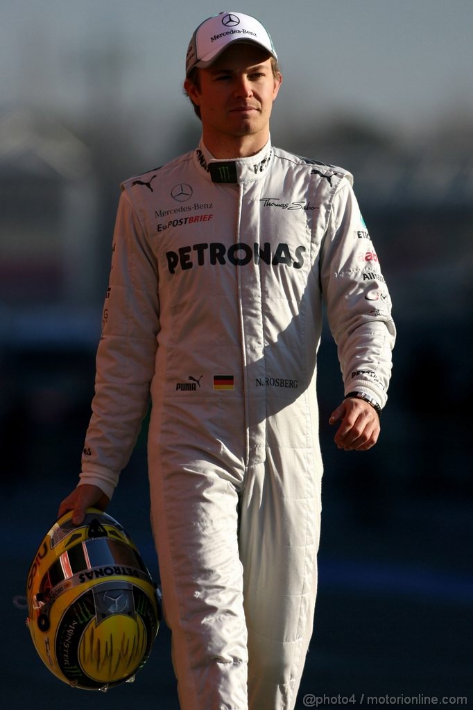 Barcelona Test Febbraio 2012, 23.02.2012 Barcelona, Spain,
Nico Rosberg (GER), Mercedes GP   - Formula 1 Testing, day 3 - Formula 1 World Championship 