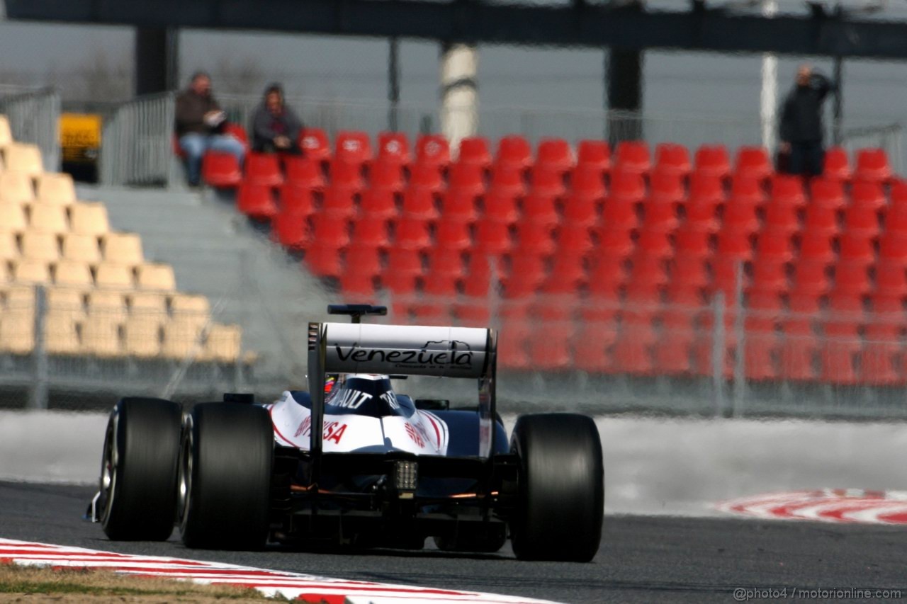 Barcelona Test Febbraio 2012, 23.02.2012, Barcelona, Spain,
Pastor Maldonado (VEN), Williams F1 Team   - Formula 1 Testing, day 3 - Formula 1 World Championship 