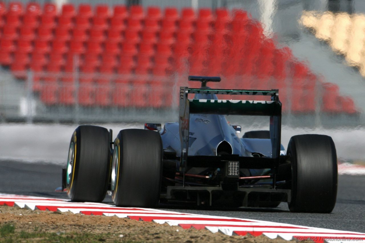 Barcelona Test Febbraio 2012, 23.02.2012, Barcelona, Spain,
Michael Schumacher (GER), Mercedes GP   - Formula 1 Testing, day 3 - Formula 1 World Championship 