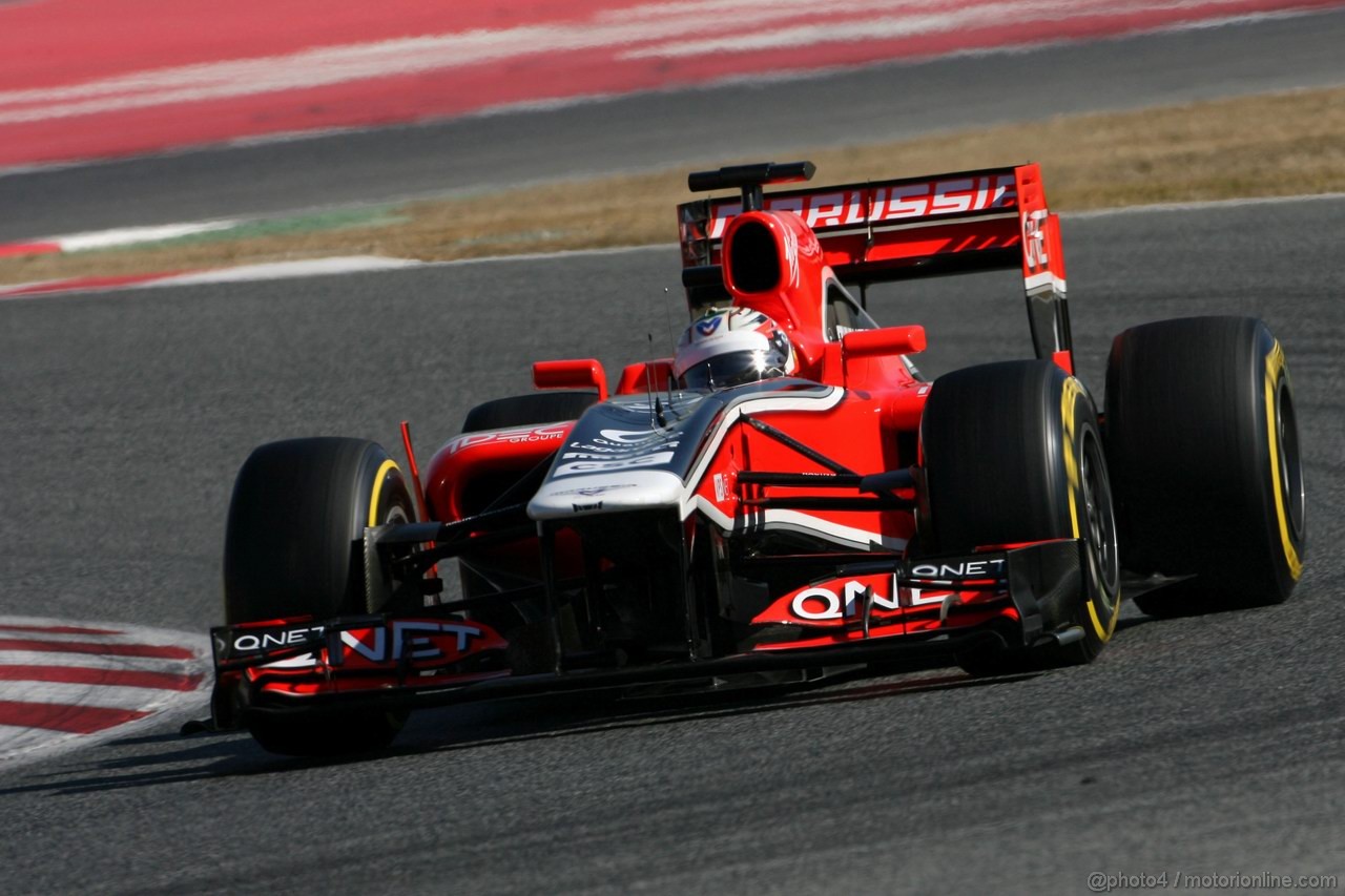 Barcelona Test Febbraio 2012, 23.02.2012, Barcelona, Spain,
Timo Glock (GER), Marussia F1 Team   - Formula 1 Testing, day 3 - Formula 1 World Championship 