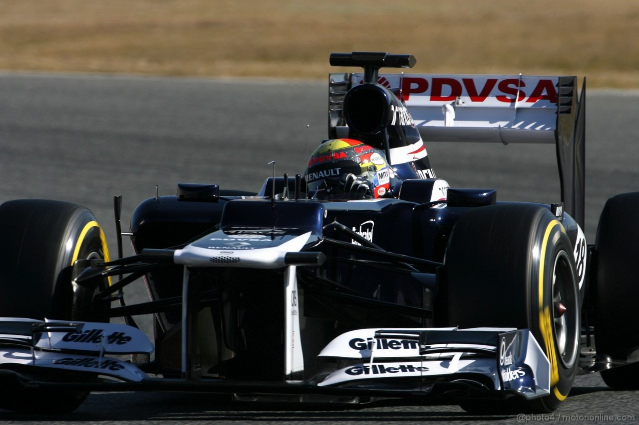 Barcelona Test Febbraio 2012, 23.02.2012, Barcelona, Spain,
Pastor Maldonado (VEN), Williams F1 Team   - Formula 1 Testing, day 3 - Formula 1 World Championship 