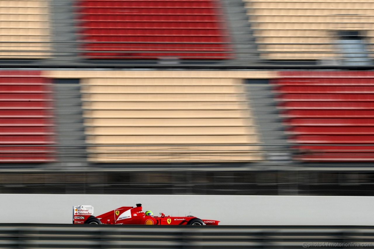 Barcelona Test Febbraio 2012, 23.02.2012, Barcelona, Spain,
Felipe Massa (BRA), Ferrari   - Formula 1 Testing, day 3 - Formula 1 World Championship 