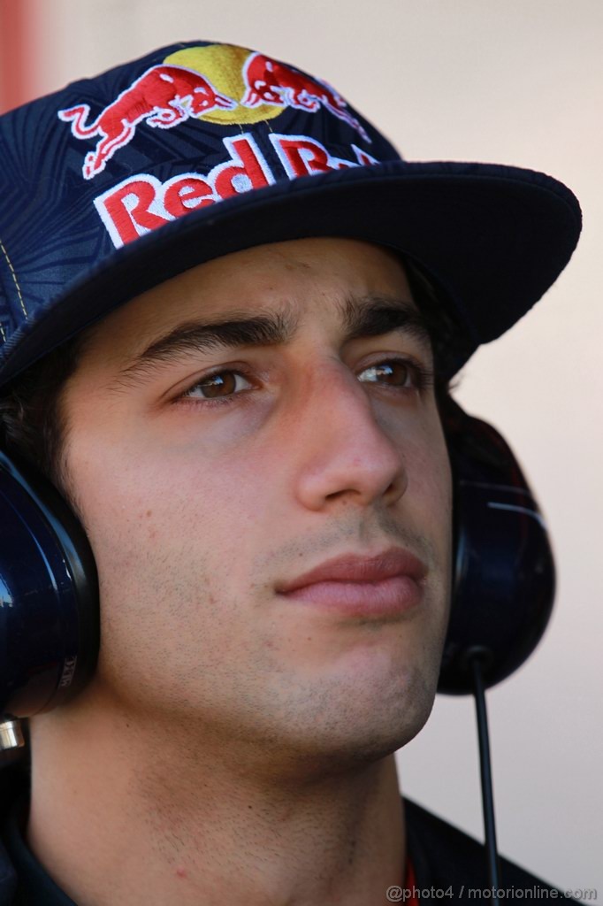 Barcelona Test Febbraio 2012, 23.02.2012 Barcelona, Spain,
Daniel Ricciardo (AUS), Scuderia Toro Rosso - Formula 1 Testing, day 3 - Formula 1 World Championship 