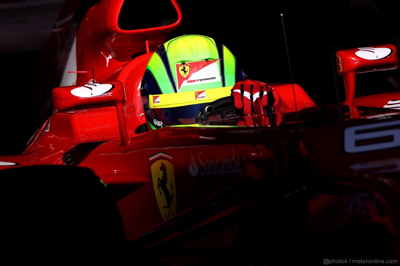 Barcelona Test Febbraio 2012, 23.02.2012, Barcelona, Spain,
Felipe Massa (BRA), Ferrari   - Formula 1 Testing, day 3 - Formula 1 World Championship 