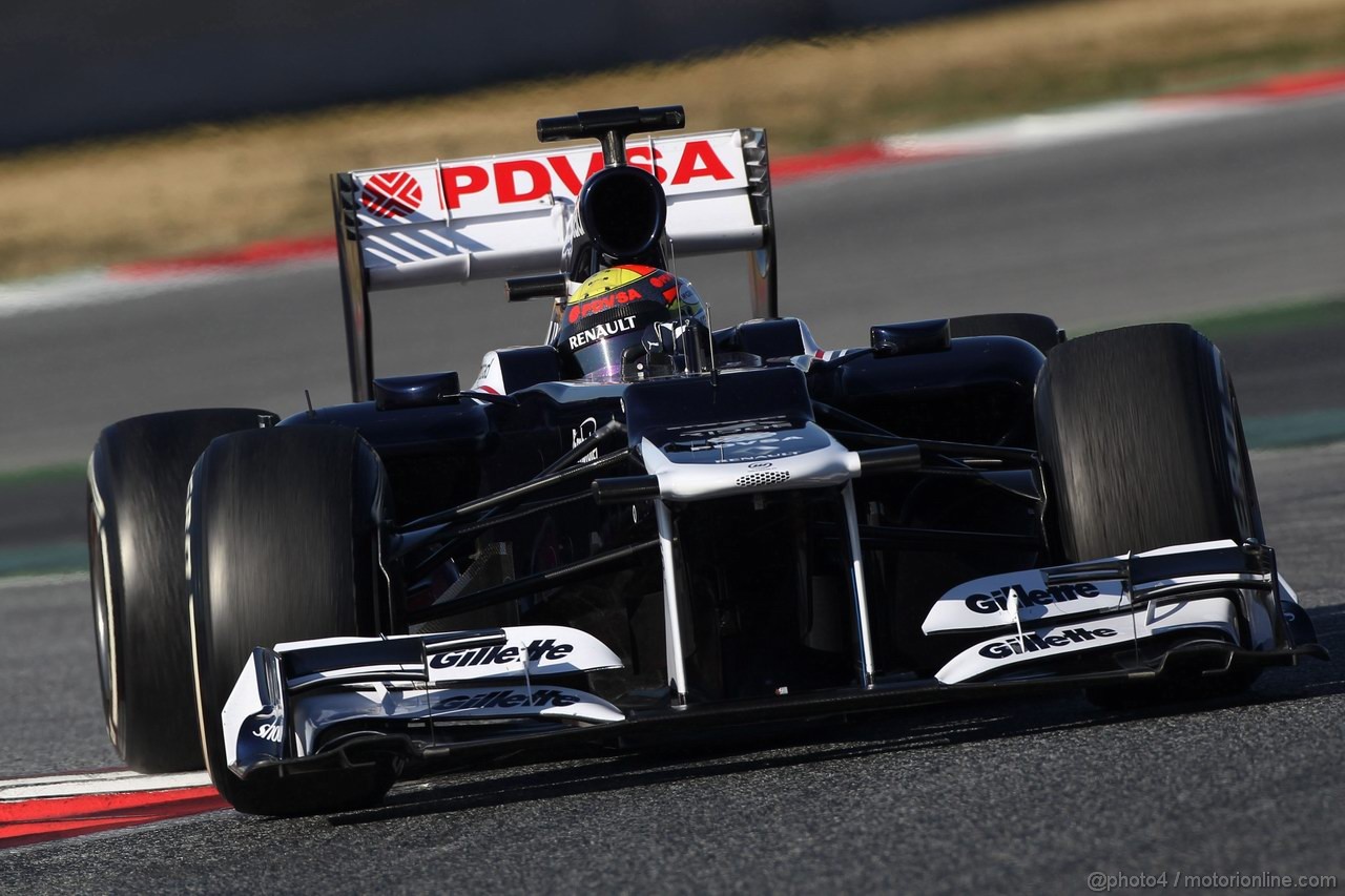 Barcelona Test Febbraio 2012, 23.02.2012, Barcelona, Spain,
Pastor Maldonado (VEN), Williams F1 Team   - Formula 1 Testing, day 3 - Formula 1 World Championship 