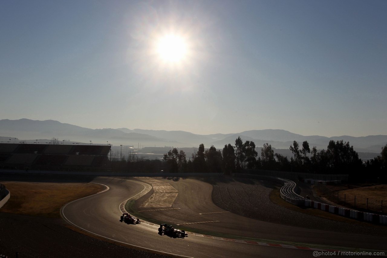 Barcelona Test Febbraio 2012, 23.02.2012, Barcelona, Spain,
Vitaly Petrov (RUS), Caterham F1 Team   - Formula 1 Testing, day 3 - Formula 1 World Championship 