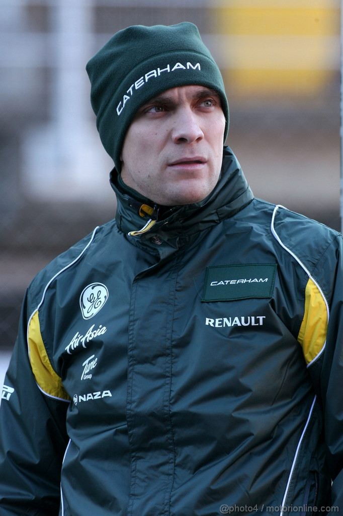 Barcelona Test Febbraio 2012, 21.02.2012 Barcelona, Spain,
Vitaly Petrov (RUS), Caterham F1 Team   - Formula 1 Testing, day 1 - Formula 1 World Championship