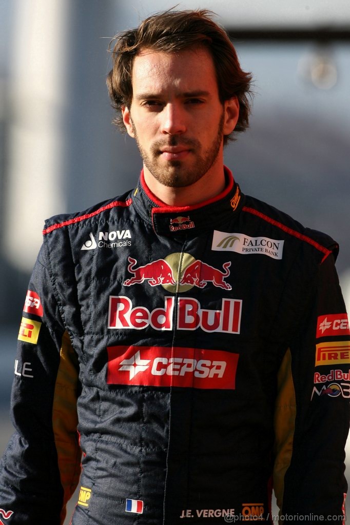 Barcelona Test Febbraio 2012, 21.02.2012 Barcelona, Spain,
Jean-Eric Vergne (FRA), Scuderia Toro Rosso - Formula 1 Testing, day 1 - Formula 1 World Championship 