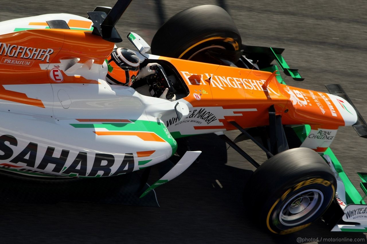 Barcelona Test Febbraio 2012, 21.02.2012, Barcelona, Spain,
Nico Hulkenberg (GER), Sahara Force India Formula One Team   - Formula 1 Testing, day 1 - Formula 1 World Championship 