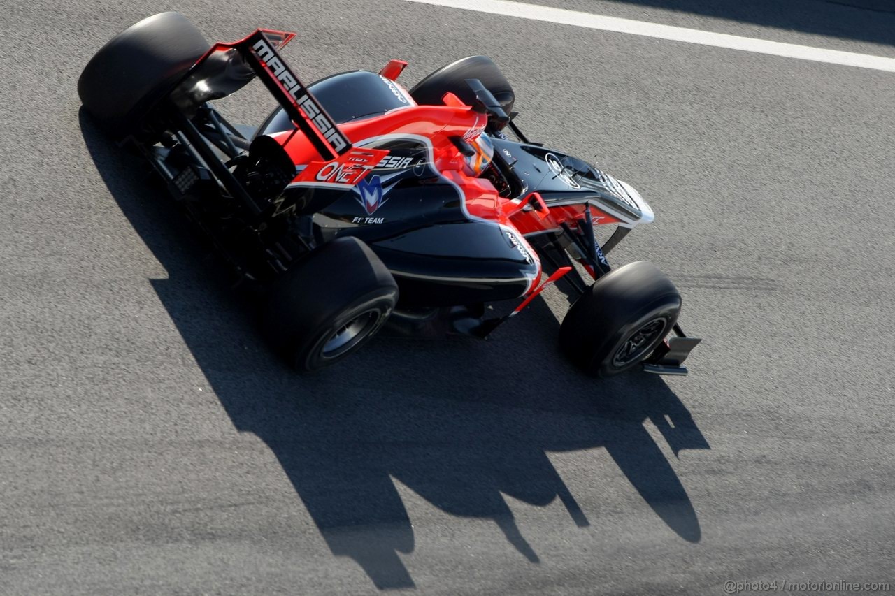 Barcelona Test Febbraio 2012, 21.02.2012, Barcelona, Spain,
Charles Pic (FRA), Marussia F1 Team   - Formula 1 Testing, day 1 - Formula 1 World Championship 